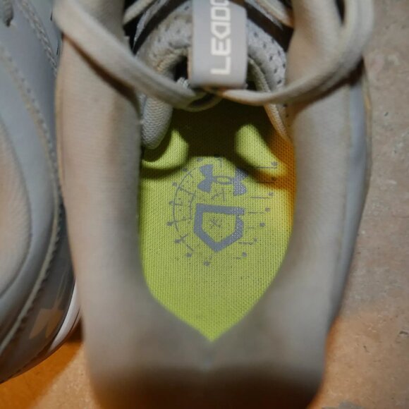 Under Armour Leadoff Low RM Baseball Cleats Men's Size 12 Gray Leather Summer Sp - Picture 10 of 12